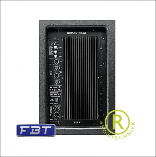 Subwoofer Actief 2 x 18inch 1200watt 136dB subline 218 SA FBT