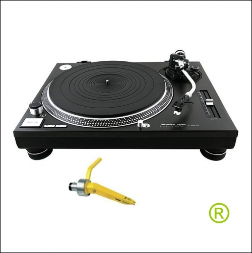 Technics SL1210 MKII Draaitafel met Pro Concorde element Huren