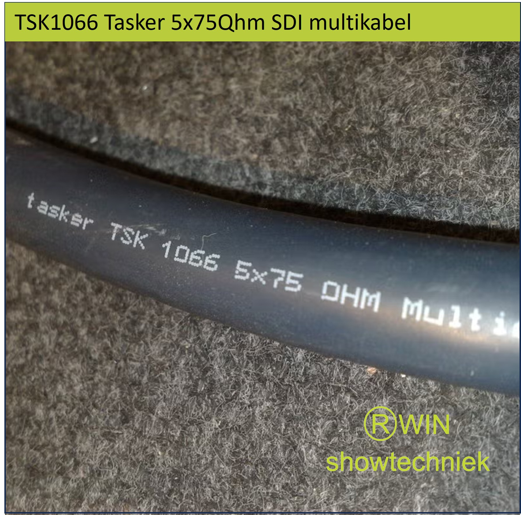 TSK1066 5 x 75 Ohm Coax SDI Taskerm 50meter