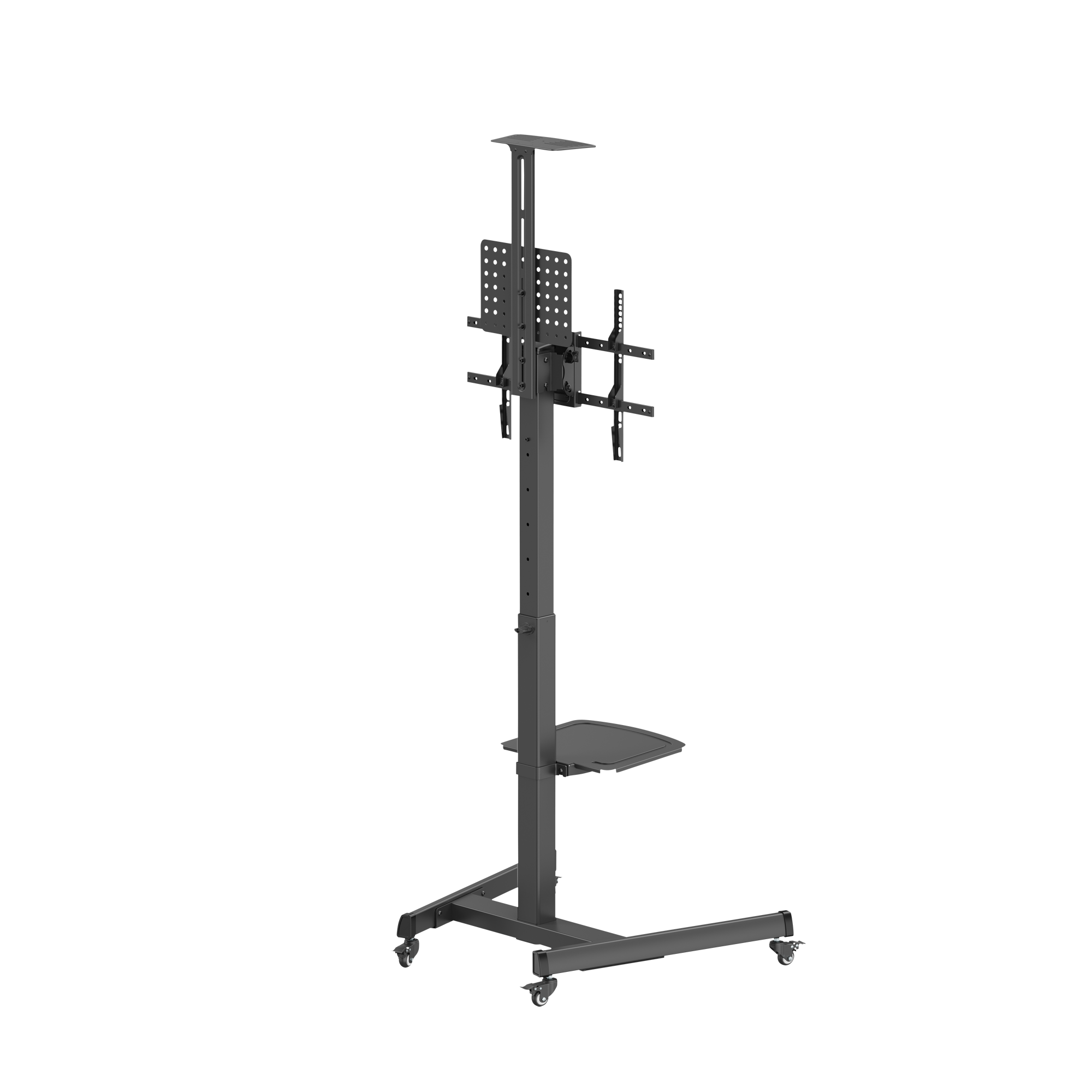 TV Trolley 37” - 70” in hoogte verstelbaar en kantelbaar op wielen 