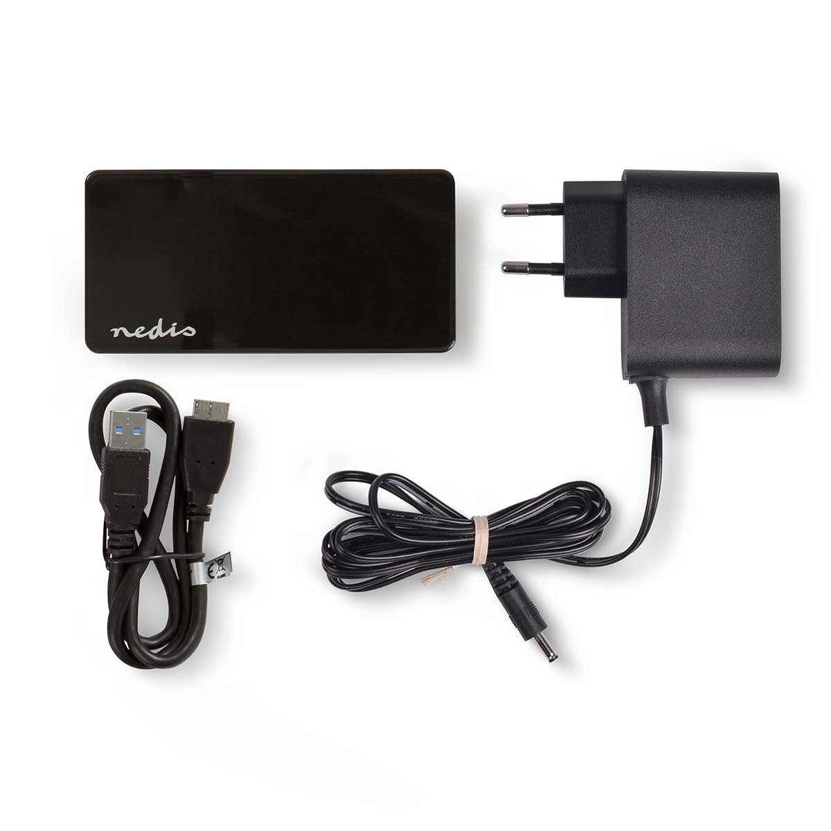 4-Poorts USB Hub met Externe Voedin USB-Hub 4-Poorts poorten