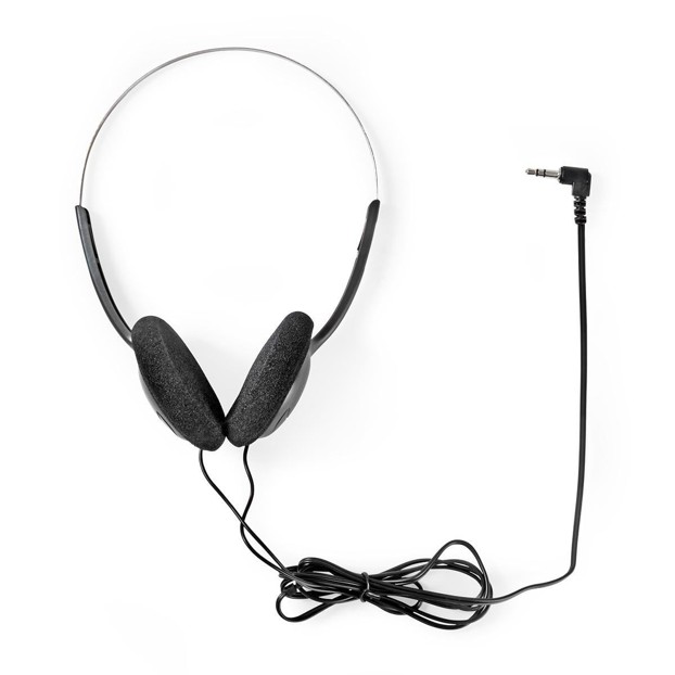 Bedrade On-ear Koptelefoon 3,5 mm - Kabellengte: 1.20m - Zwart