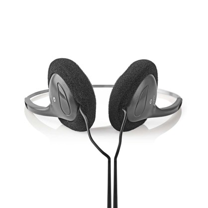 Bedrade On-ear Koptelefoon 3,5 mm - Kabellengte: 1.20m - Zwart