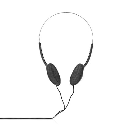 Bedrade On-ear Koptelefoon 3,5 mm - Kabellengte: 1.20m - Zwart