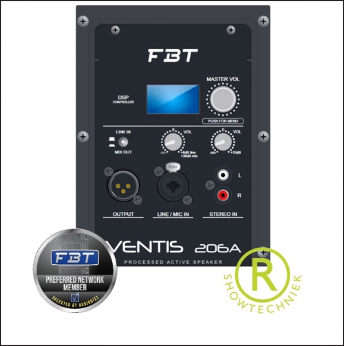 Ventis 206A Geluidsbox Actief 2 x 6 inch 900 watt RMS 131dB