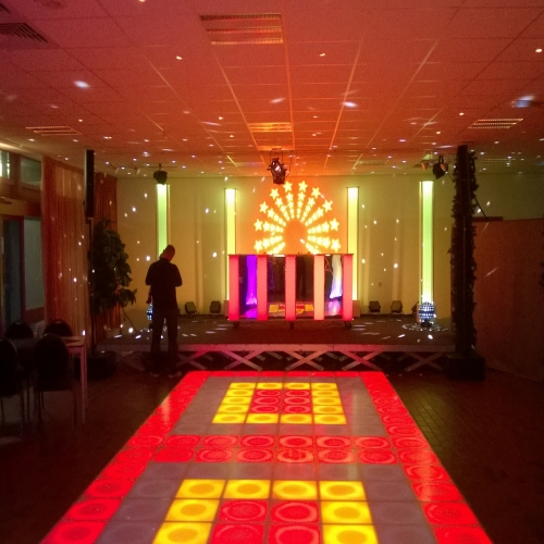 Verlichte dansvloer huren 36m2 Saturday Night Fever