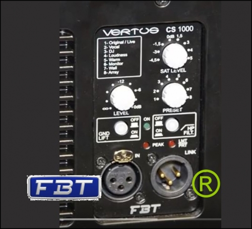 Geluidset 12inch sub met J-arry top CS1000