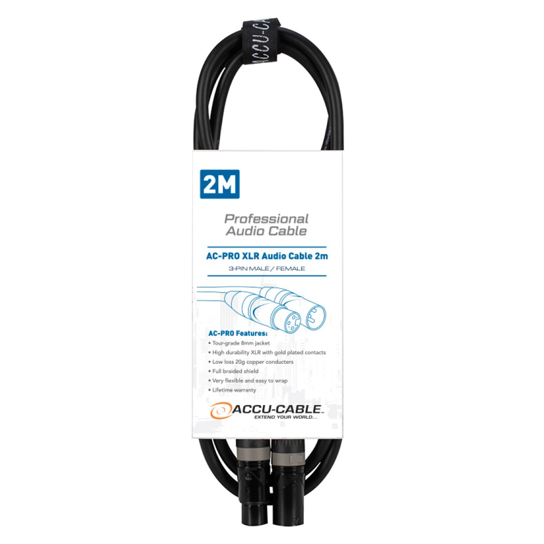 AC-PRO XLR audio cable 2m