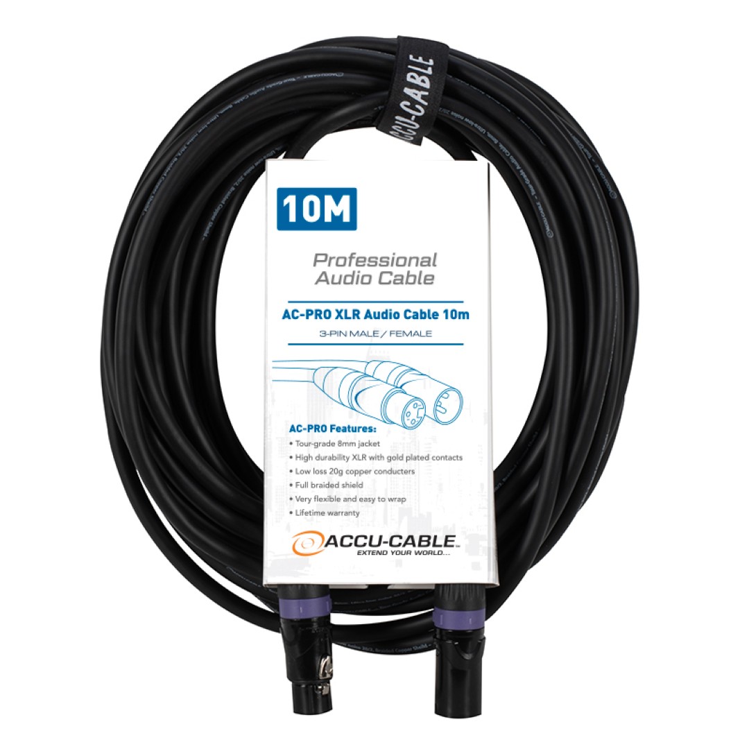 AC-PRO XLR audio cable 10,0m