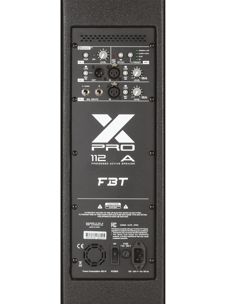 X-PRO 112A Actieve Luidspreker 1.500watt 129dB 