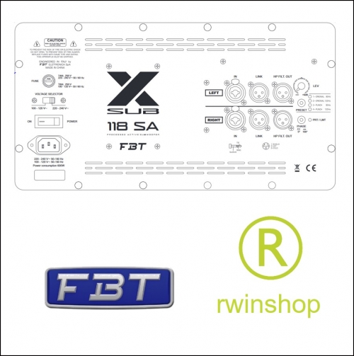 Geluidsset 2x toppen X-lite 112A en 2 subs X-sub 118SA met toebehoren
