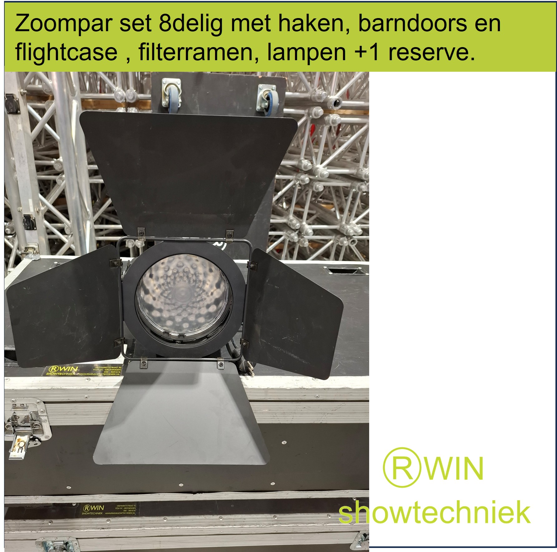 Zoomparren 64 set 8delig in flightcase Occasion ML64