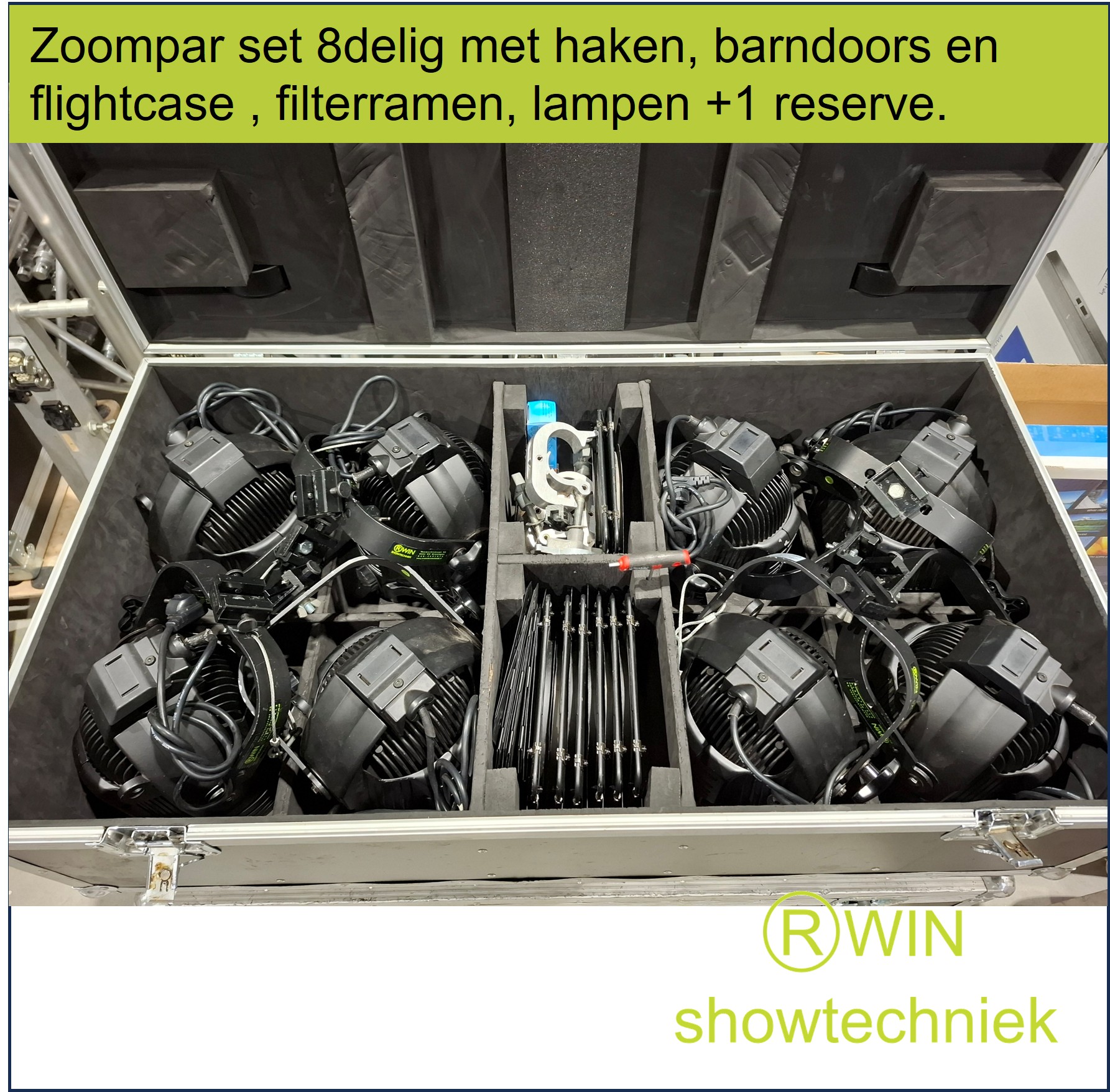 Zoomparren 64 set 8delig in flightcase Occasion ML64
