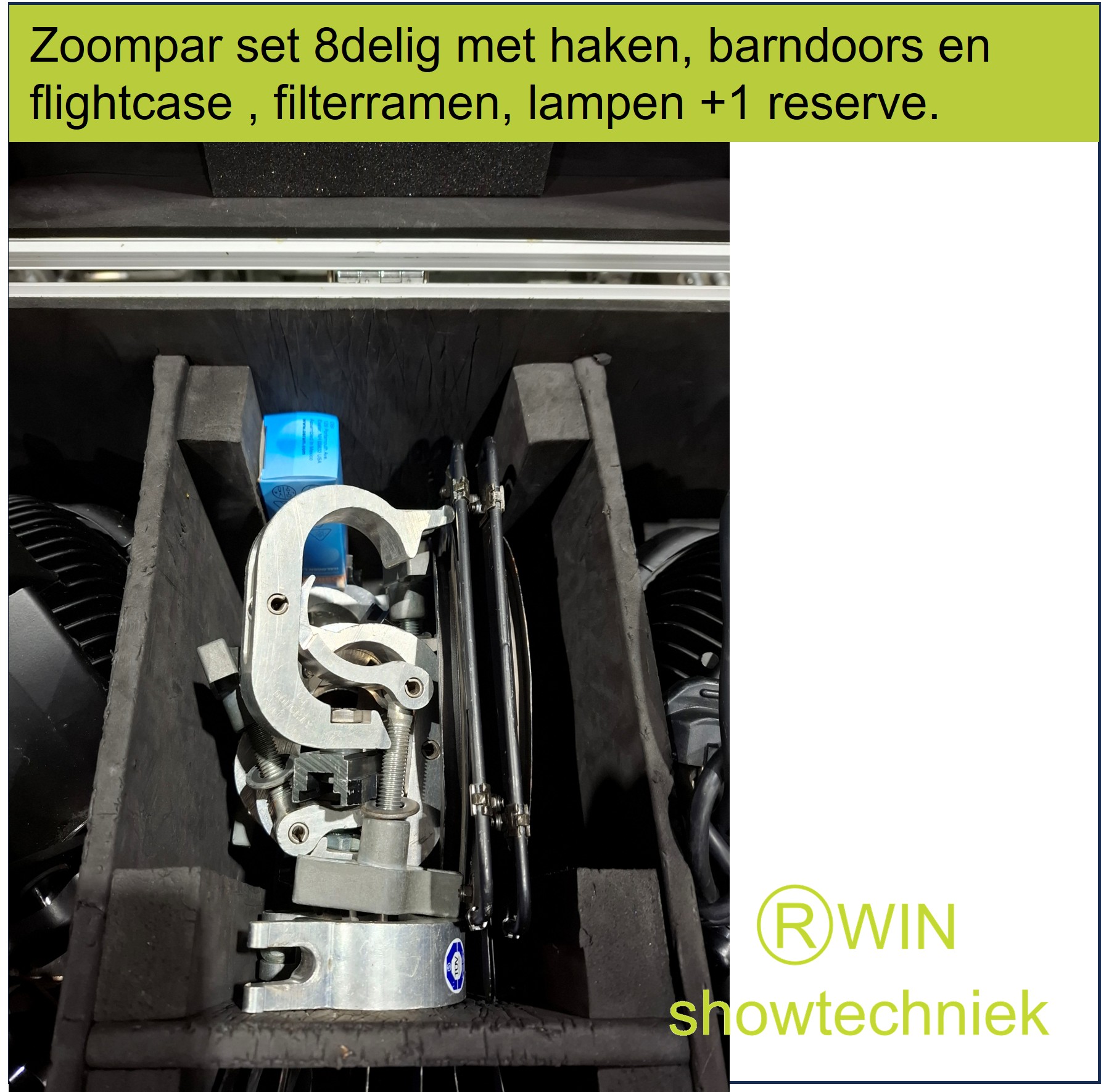 Zoomparren 64 set 8delig in flightcase Occasion ML64