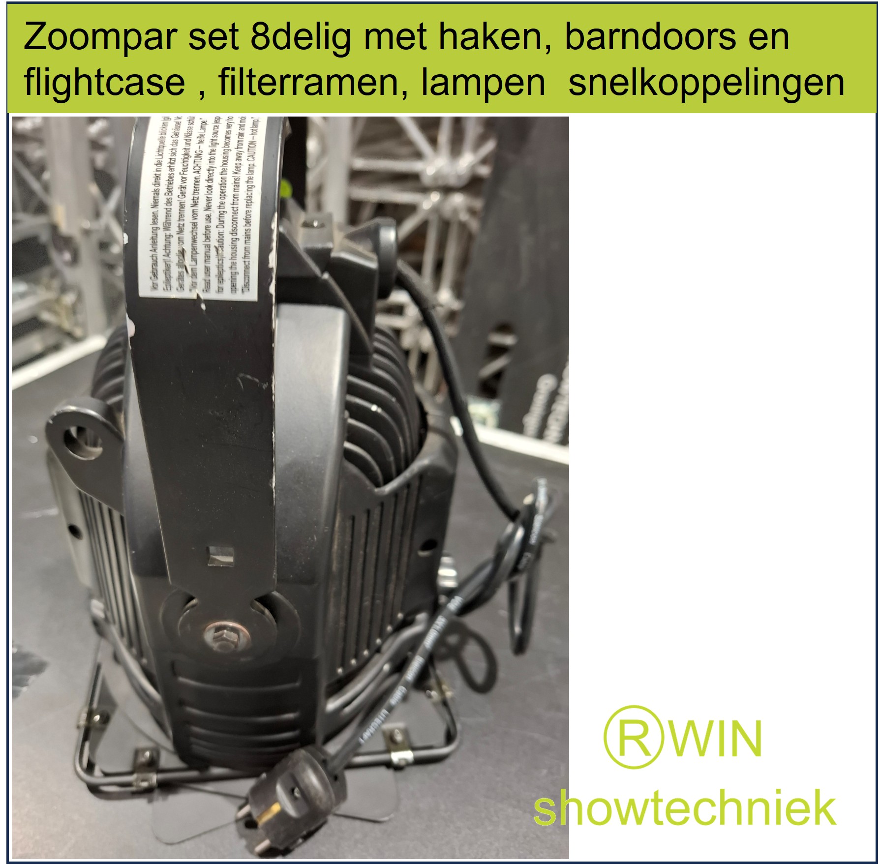 Zoomparren 64 set 8delig in flightcase Occasion ML64