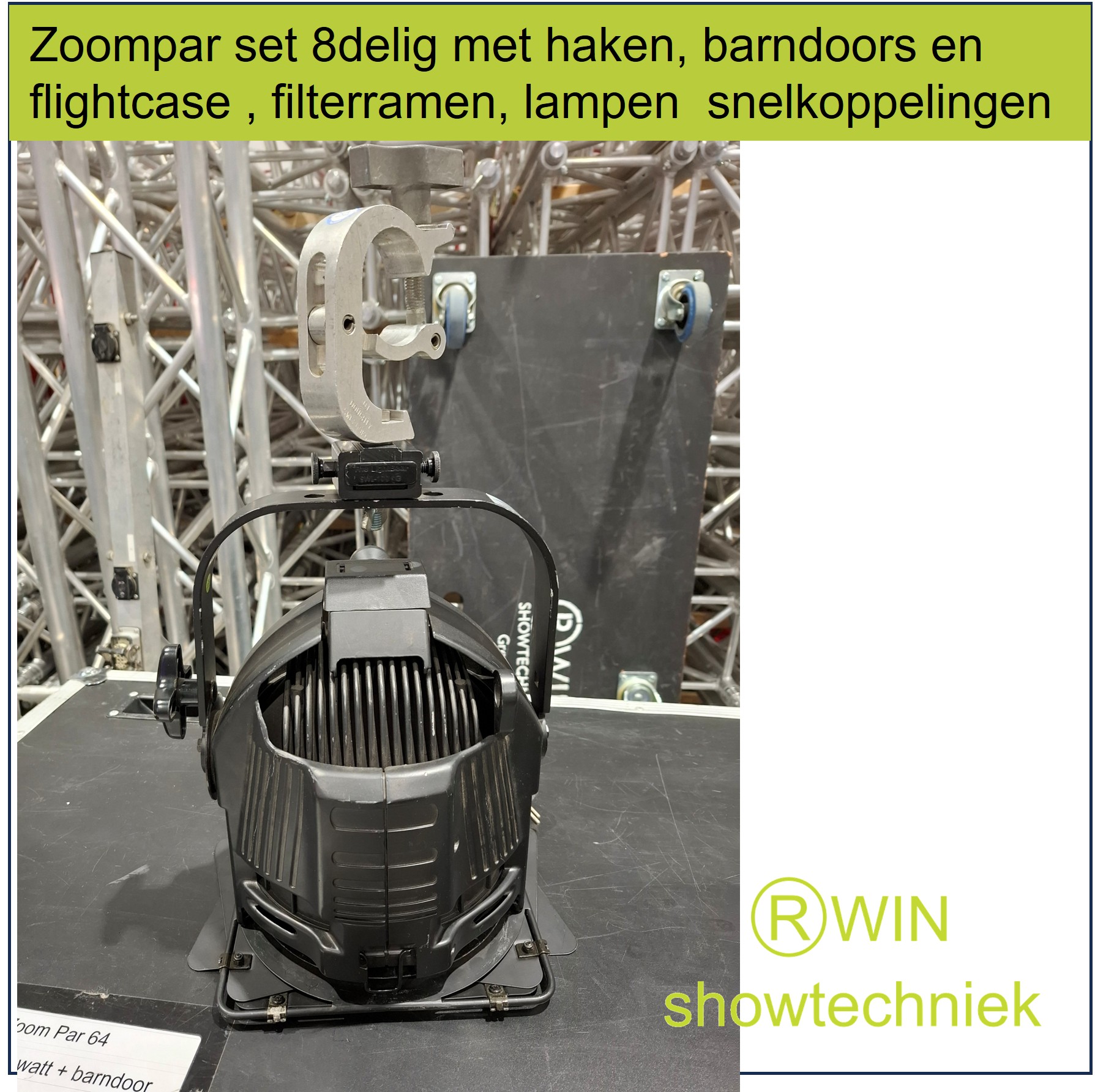 Zoomparren 64 set 8delig in flightcase Occasion ML64